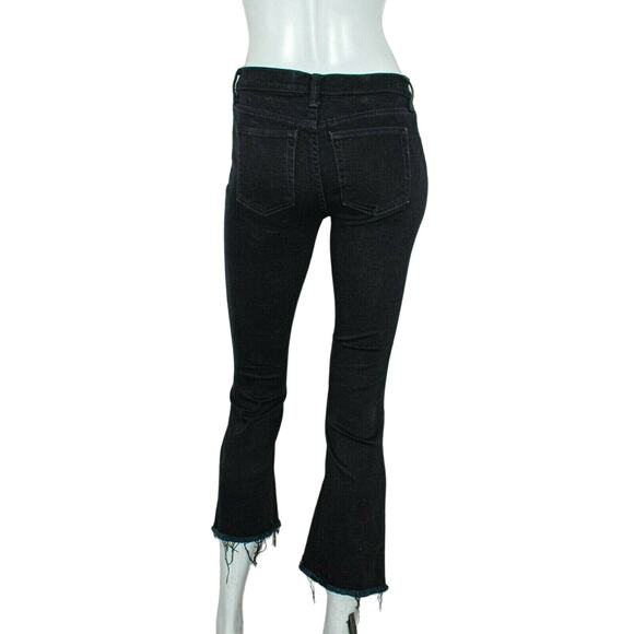 DENIM X Alexander Wang Crop frayed Jeans Women's Size 24 - Picture 4 of 10